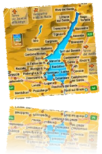 Mappa Lago di Garda